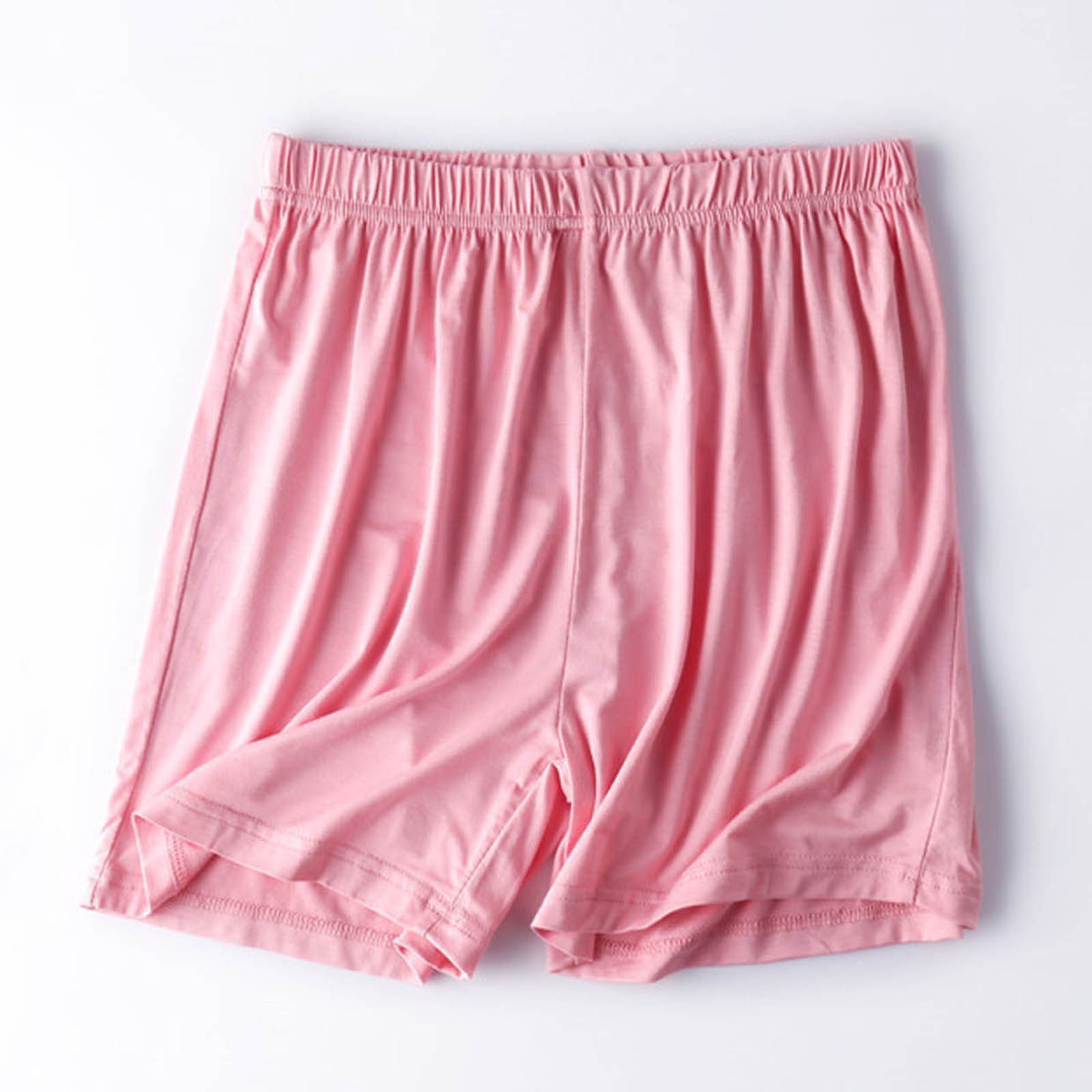 thumbnail image 2 of Pantalones cortos de verano para mujer, pijama informal fino, pantalones holgados para estar por casa - Material de poliéster, cintura elástica alta, ligeros, 2 of 4